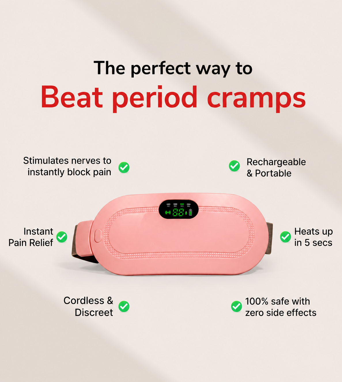 Heating Pad for Menstrual Cramps Relief
