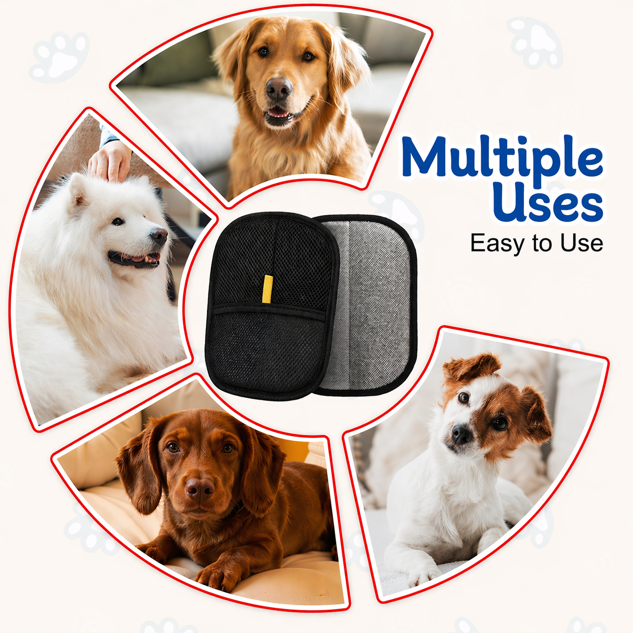 Pet Hair Remover Glove — Clean Every Surface in Seconds